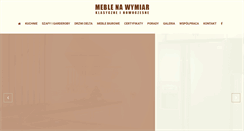 Desktop Screenshot of mebleewelin.pl