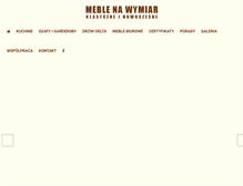 Tablet Screenshot of mebleewelin.pl